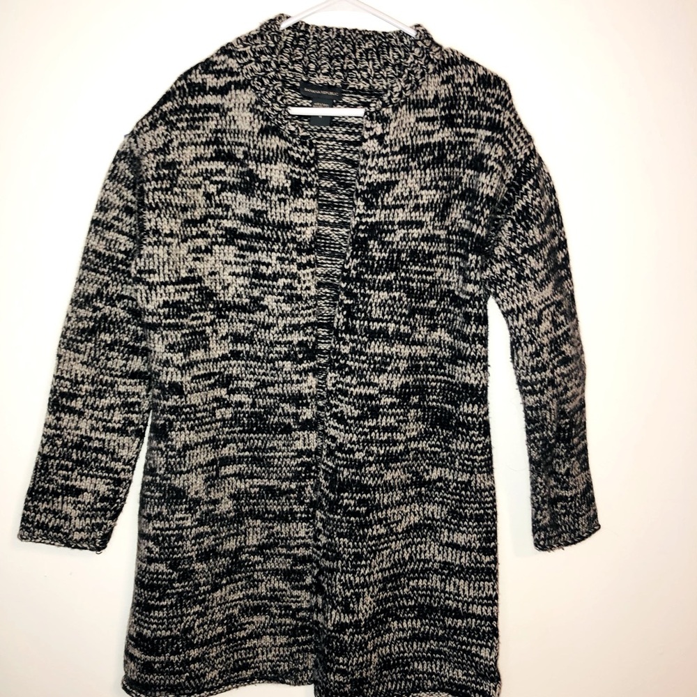 Banana Republic Sweater Coat, Size M, wool blend